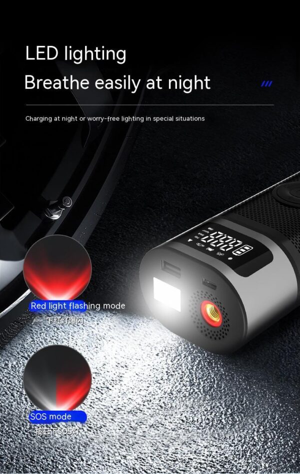 Portable Wireless Smart Vehicle Air Pump - Image 10
