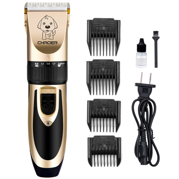 Professional Pet Dog Hair Trimmer Animal Grooming With Electric Nail Clippers Cat Cutter Machine Shaver Scissor Clipper 110-220V - Image 3