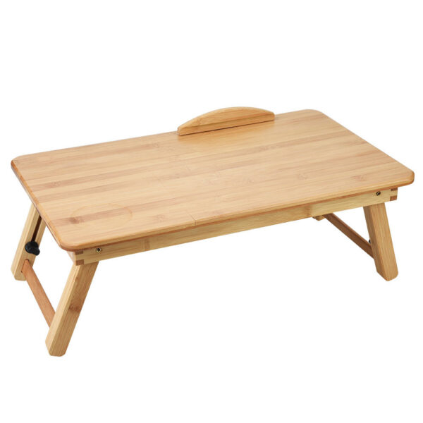 Portable Foldable Wooden Bamboo CompuLaptop Table Sofa Bed Office Laptop Stand Adjustable 50*30 - Image 5