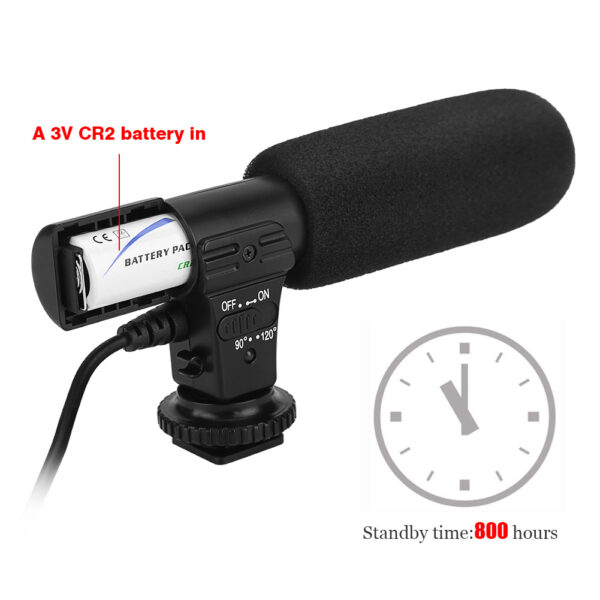 Mini Professional Stereo Microphone for Video Recording Universal for Digital Video Camera - Image 7