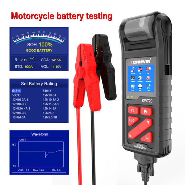Car Battery Battery Inspection Printing Inner Resistance Instruments - Image 2