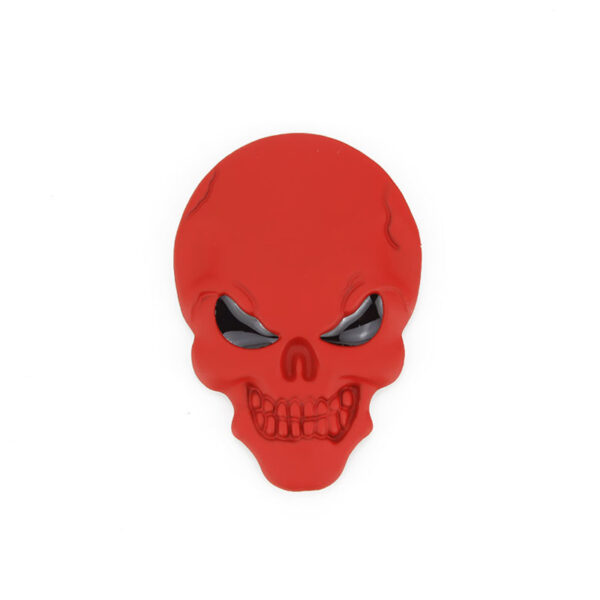 Car Metal Skull Sticker Body Sticker Red Eye Ghost Head - Image 3