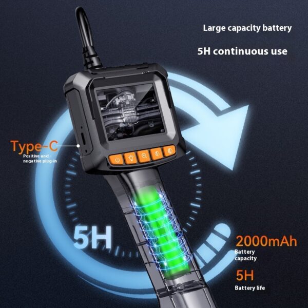 Portable Ultra-clear Industrial Pipe Endoscope - Image 5