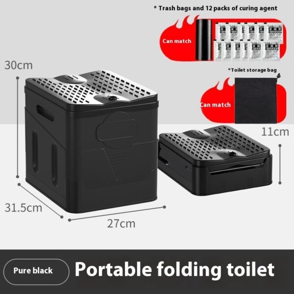 Car Folding Toilet Portable Outdoor Travel - Image 6