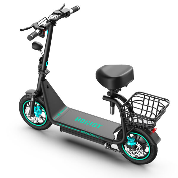 Electric Scooter Motor Power 500W Battery Capacity 48V 15Ah Maximum Speed 35-45 Km-h Road Endurance 35-40 Km Tire Size 12 Inches - Image 10