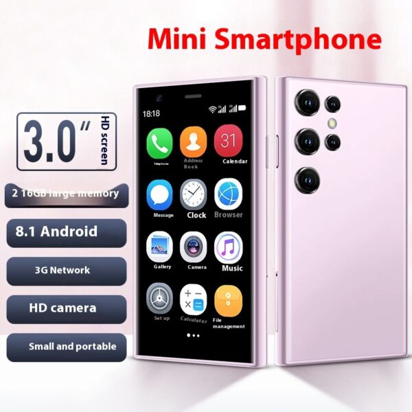 S23PRO & XS15 Mini Smart Small Mobile Phone 30 Screen 2G 16G Android 3G Network WIFI - Image 6