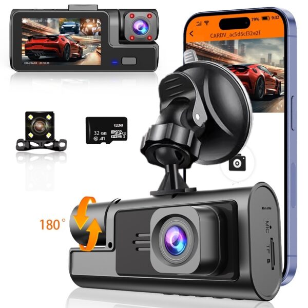 Driving Recorder Supports WiFi Mobile Phone Interconnection Reversing Image - Image 5