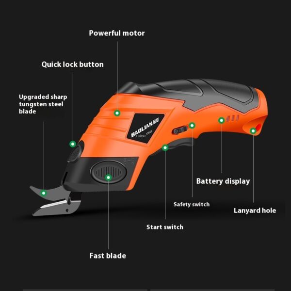 Lithium Battery Cloth Cutting Electric Clippers Dedicated Small - Image 4