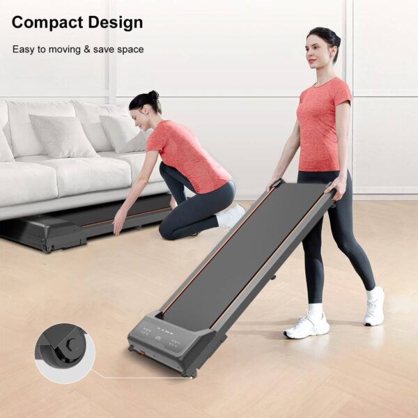 Walking Pad Under Desk Treadmill LED Display And Remote Control Portable Treadmill - Image 3