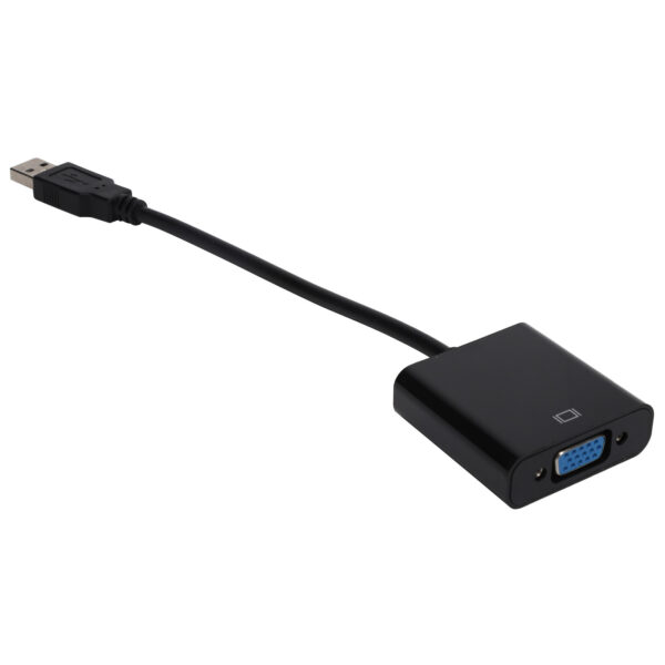 USB3.0 to VGA Converter 5Gbps HD 1080P Adapter Cable 15Pin Female External Video CardBlack - Image 3