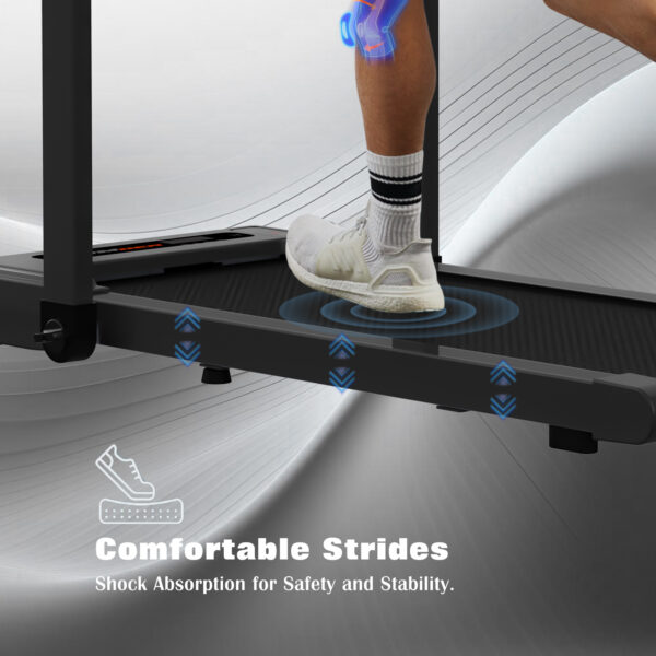 Walking Pad Under Desk Treadmill For Home Office -2.5HP Walking Treadmill 0.5-4MPH  Capacity Treadmill For Walking Running Remote Control Batteries - Image 7