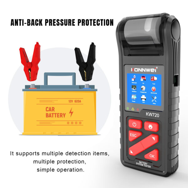 Car Battery Battery Inspection Printing Inner Resistance Instruments
