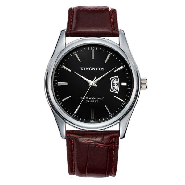 New Men's Single Calendar Waterproof Steel Band Watch - Image 4