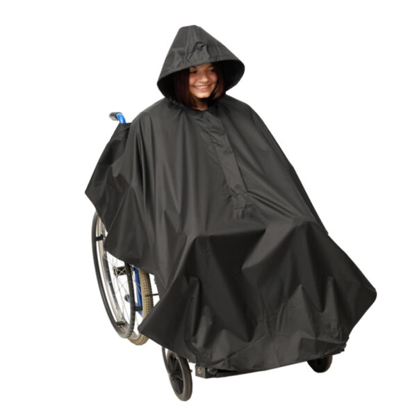 Wheelchair Raincoat Waterproof Reflective Thickened Elderly Scooter Cloak - Image 7