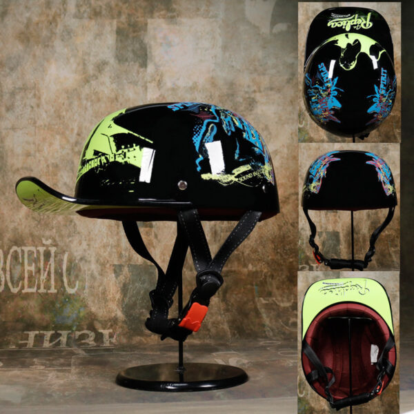 Motor Car Half Helmet Scooter Scoop Helmet  Helmet - Image 6
