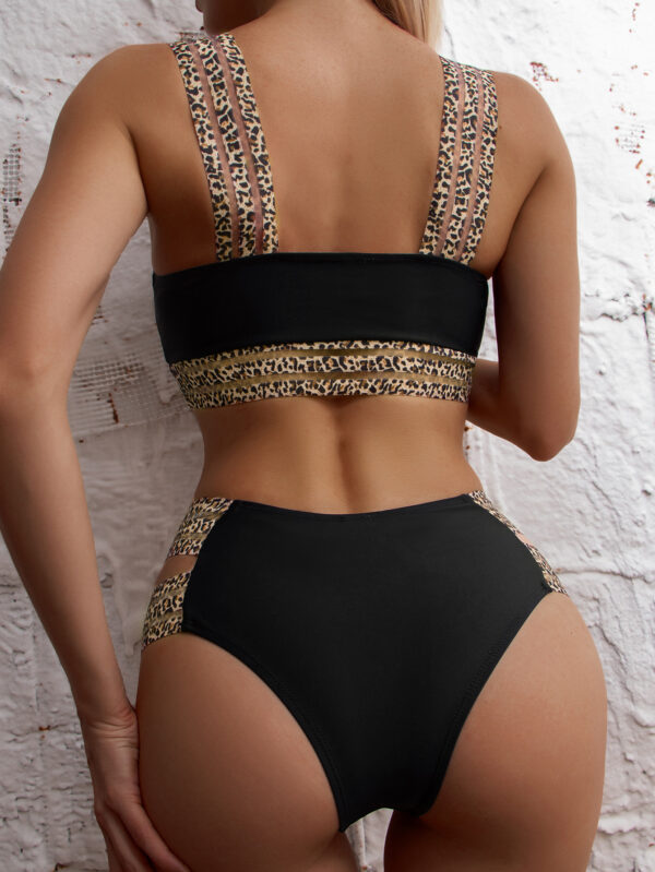 Women's Bikini Leopard Ribbon Swimwear - Image 4