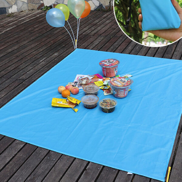 Ultra Light Portable Pocket Picnic Waterproof Beach Mat - Image 4