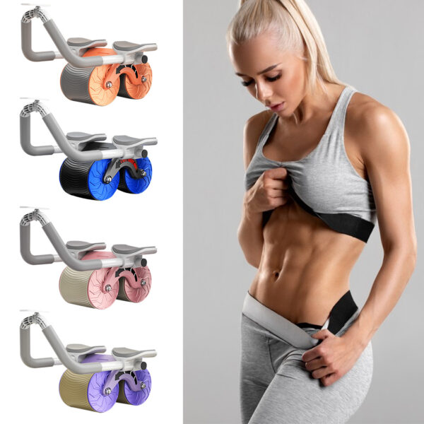 Male And Female Household 2 In 1 Exercise Belly Wheel Indoor Fitness Sports