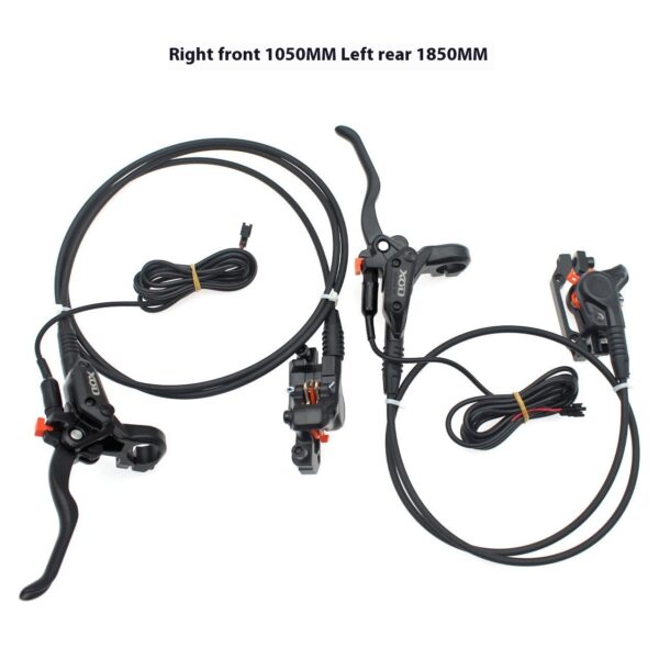 Electric Power Car Scooter Hydraulic Disc Brakes Folding Lithium Bicycle Double Piston Brake - Image 4