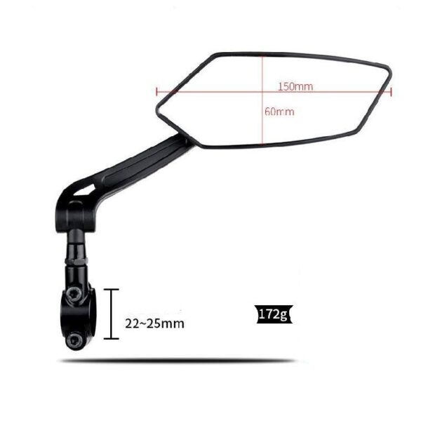 Wide-Angle Motorcycle Multi-Function Scooter Rearview Mirror Decoration Adjustment - Image 5