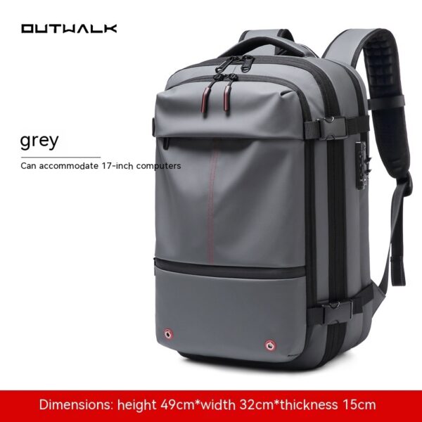 Travel Backpack Men's Business Multifunction Computer Bag Vacuum Compression Large-capacity Backpack - Image 3