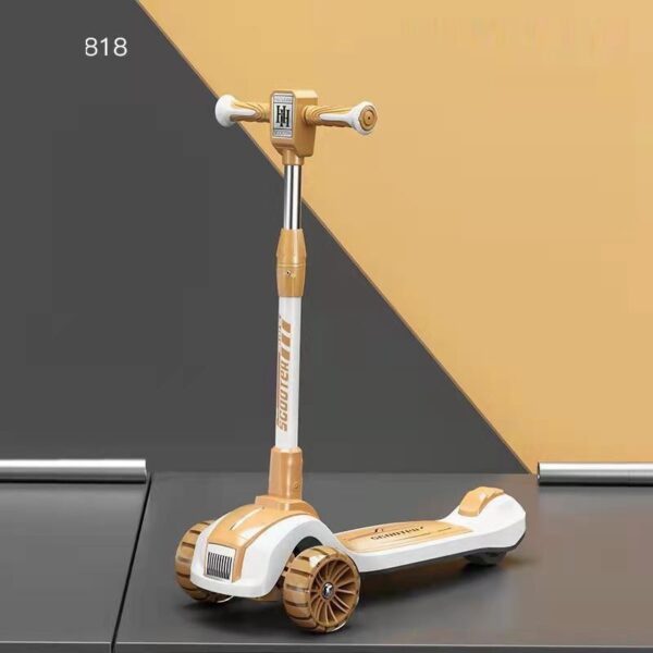Folding Children's Scooter With Music And Light - Image 9