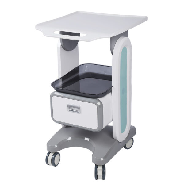Medical Trolley Cart Large Countertop Single Drawer 50kg Bearing Beauty Salon Rolling Cart for Laboratory Dental Clinic - Image 9