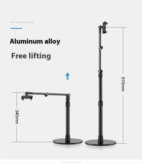 Lazy Desktop Bedside Vertical Shooting Live Broadcast Telescopic Lifting Rack - Image 5