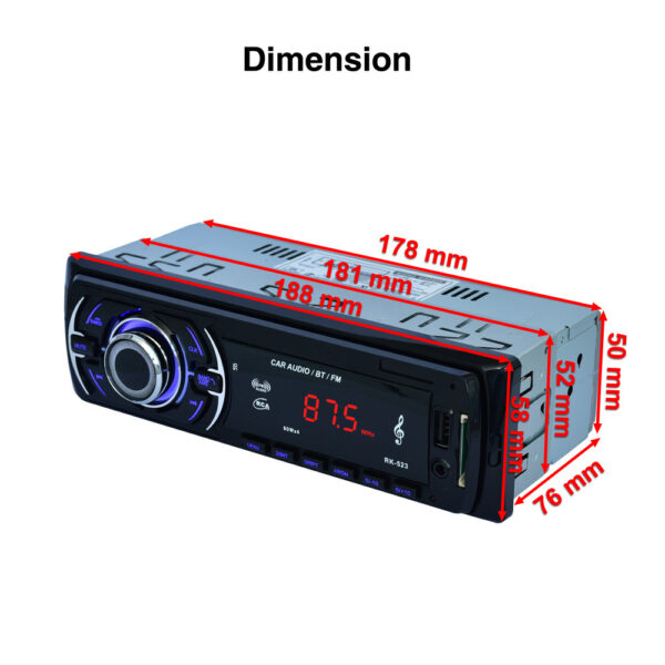 Bluetooth Car Card Inserting Machine U Disk Locomotive Car Mp3 - Image 2