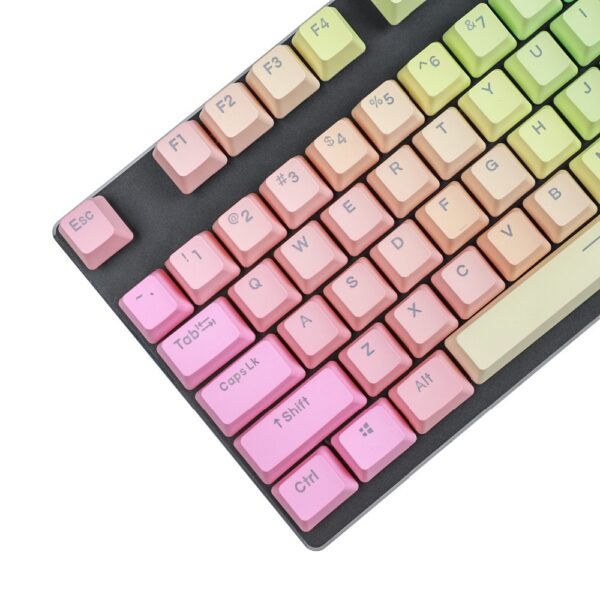 Rainbow Blue Enchantress Big Carbon 109-Key Mechanical KKeyboard Keycap - Image 8