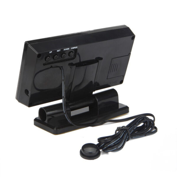 CD60 Backlit Large Screen Car Dual Thermometer Car Compass