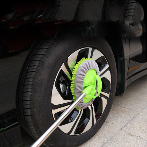 Chenille Three-Section Wax Brush Car Wax Duster Car Chenille Cleaning Brush Car Retractable Cleaning Brush - Image 2