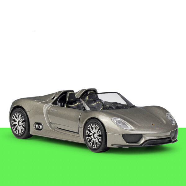 Porsche 918 Spyder Concept Simulation Alloy Car Model Pull Back Car - Image 3