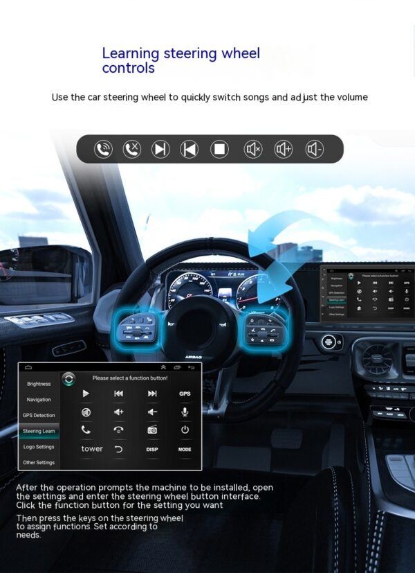 7-inch Suitable For Ford Focus Car Navigation Car Bluetooth MP5 - Image 7