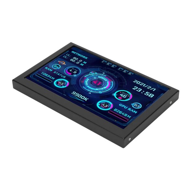 PC CPU Data Monitor 5in IPS USB C TYPE C Temperature Display PC CPU GPU RAM Data Monitor - Image 9