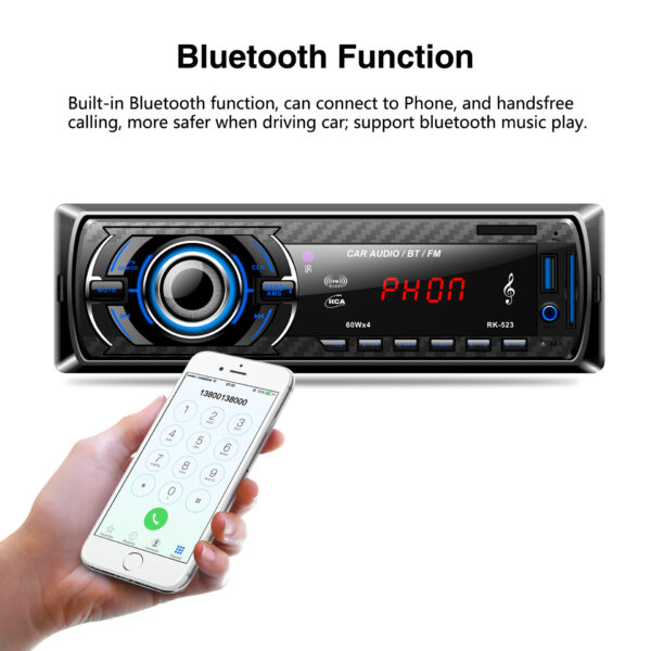 Bluetooth Car Card Inserting Machine U Disk Locomotive Car Mp3 - Image 5