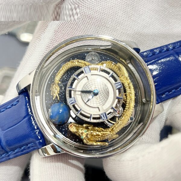 Quartz Sapphire Round Celestial Watch - Image 4
