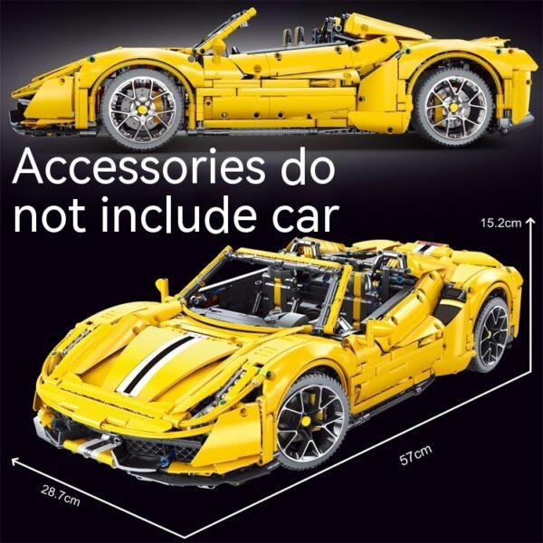 Car Model Children's Assembly Plastic Building Blocks Boy Toy Car - Image 5
