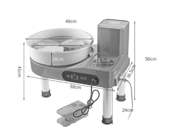 Pottery Drawing Machine - Type Ground Double - Purpose Pottery Equipment Clay - Image 4