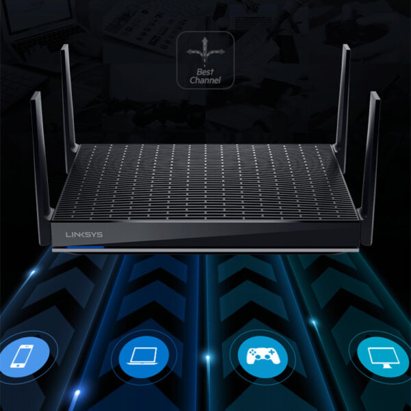 LINKSYS Velop MR9600 AX6000 MESH WIFI6 Dual-band Quad-core Distributed Router - Image 2
