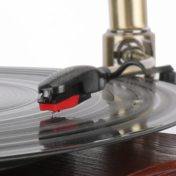 Retro Petunia Vinyl Record Player Retro Phonograph Bluetooth Audio - Image 3