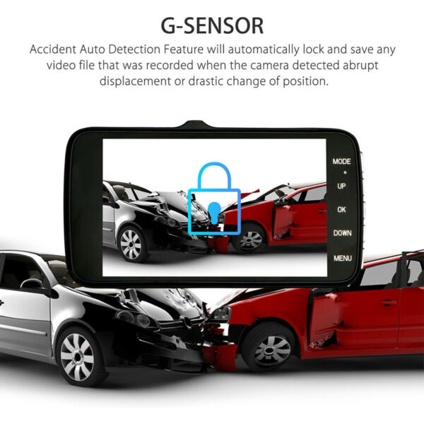 HD driving recorder with 8 night vision lights - Image 6