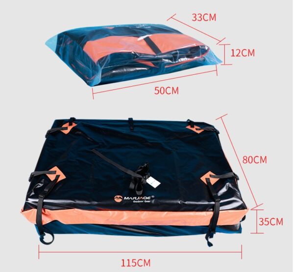 Car Roof Waterproof Bag Super Large Capacity Thickened Wear-resistant Car - Image 2