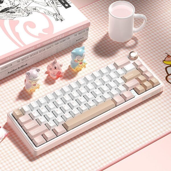 Mechanical Keyboard RGB Portable Wireless Bluetooth - Image 3