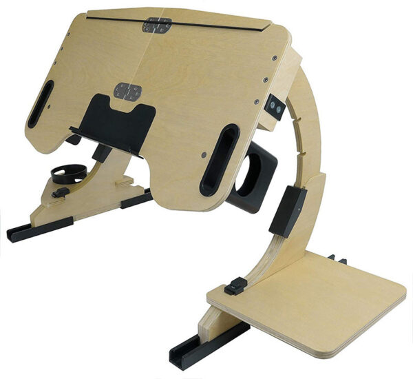 Playing Computer Table Lying On The Bed Wooden Folding Adjustable Angle - Image 3