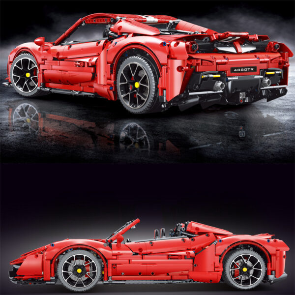 Car Model Children's Assembly Plastic Building Blocks Boy Toy Car