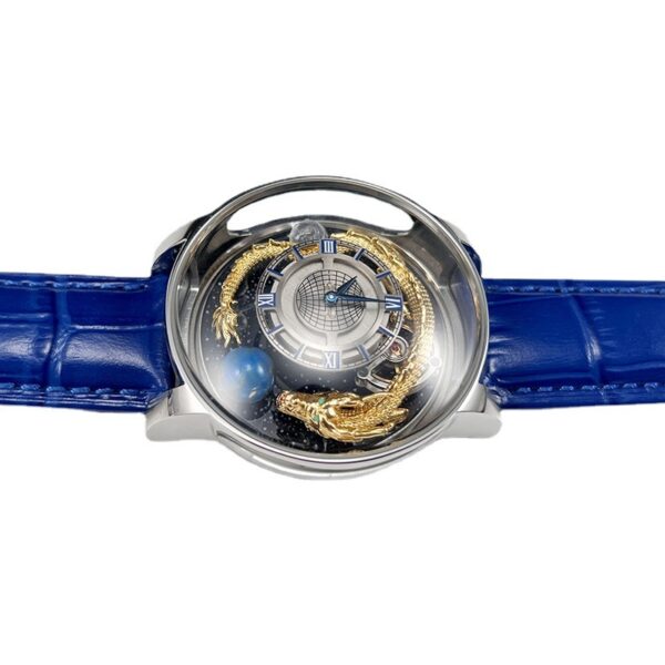 Quartz Sapphire Round Celestial Watch - Image 5