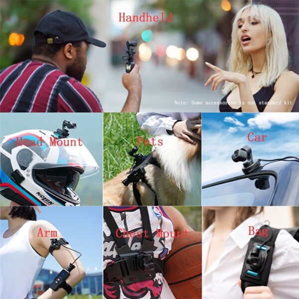 Pocket2S Pocket Gimbal Vlog Smart Camera Magnetic Suction 4K HD - Image 2