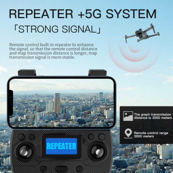 SG908MAX Kun 2 Upgrade Image Transmission Aerial Photography UAV GPS Quadcopter - Image 3