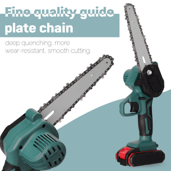 Small Electric Saw Lithium Battery One Hand Mini Electric Chainsaw Logging - Image 7